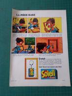 Roba - publicité papier Soleil - 1967, Collections, Personnages de BD, Autres types, Autres personnages, Utilisé, Enlèvement ou Envoi