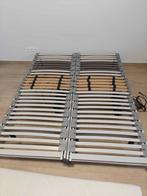 2 x elektrische lattenbodem met poten, Huis en Inrichting, Slaapkamer | Matrassen en Bedbodems, Ophalen, Gebruikt, Tweepersoons