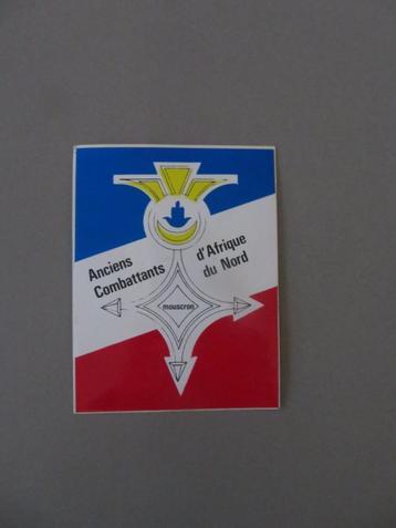 sticker ancien combattants d,Afrique du Nord Mouscron  beschikbaar voor biedingen
