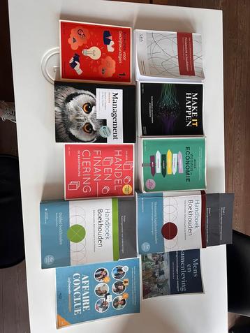Boeken 1ste bachelor Handelswetenschappen, Enlèvement ou Envoi, Comme neuf, Enseignement supérieur