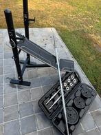 Fitness toestel bank / bar / gewichten, Sport en Fitness, Fitnessmaterialen, Ophalen, Gebruikt