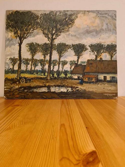 Leo vandekerckhove, Antiek en Kunst, Kunst | Schilderijen | Klassiek, Ophalen of Verzenden