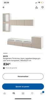 Meuble TV IKEA BESTA, Maison & Meubles, Armoires | Mobilier de télévision