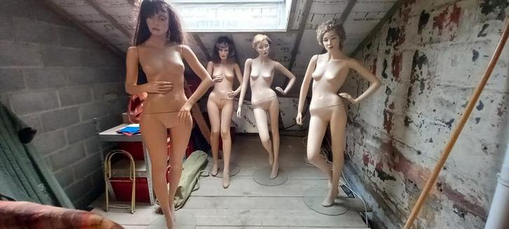 New prix -Lot de 4 mannequins femme +perruques, Articles professionnels, Articles professionnels Autre