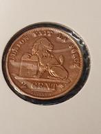 2 centiem koper, leopold 2 van 1876, Postzegels en Munten, Ophalen of Verzenden, Losse munt