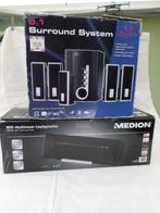 2 verschillende muziekboxen goede staat samen € 30, Ophalen of Verzenden, Gebruikt, Subwoofer