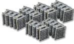 Lego treinsporen bochten 48 stuks, = 3 volledige cirkels, Ophalen of Verzenden, Zo goed als nieuw, Lego
