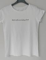 wit T-shirt    14 j.   XS, Kinderen en Baby's, Kinderkleding | Maat 164, Meisje, Ophalen of Verzenden, Zo goed als nieuw, Shirt of Longsleeve