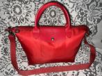 Sac LONGCHAMP rouge impeccable, Cuir, Rouge