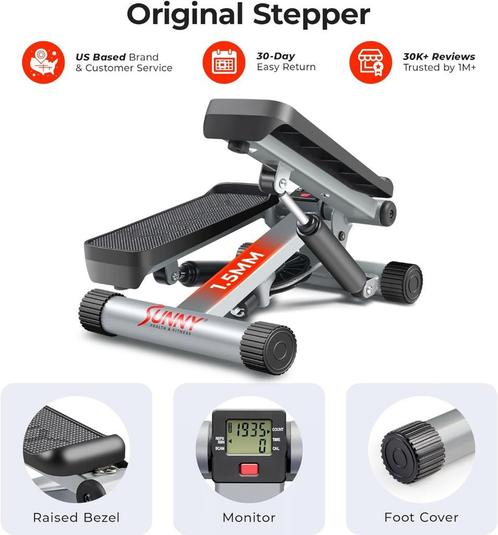 Fitness Stepper GRATIS LEVERING, Sport en Fitness, Fitnessapparatuur, Nieuw, Stepapparaat, Armen, Benen, Borst, Rug, Overige materialen