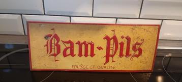 BAM PILS BRASSERIES DES ALLIES Marchienne bordje beschikbaar voor biedingen