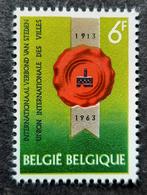 Belgique : COB 1254 ** Association des villes 1963., Timbres & Monnaies, Timbres | Europe | Belgique, Neuf, Sans timbre, Timbre-poste