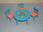 Lundby eethoek ronde tafel en 3 stoelen, Ophalen of Verzenden, Gebruikt