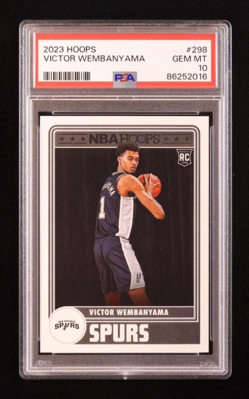 Victor Wembanyama rookie card, Verzamelen, Sportartikelen en Voetbal, Zo goed als nieuw, Spelerskaart, Ophalen of Verzenden