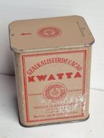 Ancienne boîte métallique Kwatta Cacao alcalinisé, Ophalen of Verzenden, Gebruikt, Koffie, Verkade