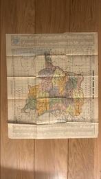 Carte du Congo belge, 1923, Antiquités & Art, Enlèvement ou Envoi