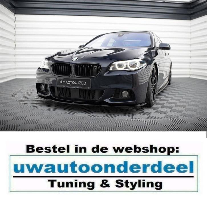 Maxton Design Spoiler Splitter Lip Voor Bmw F10 F11 M Pack, Auto diversen, Tuning en Styling, Verzenden