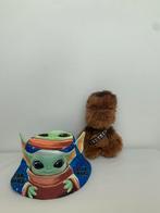 Star Wars zonnehoedje baby yoda + chewbacca knuffel, Ophalen of Verzenden