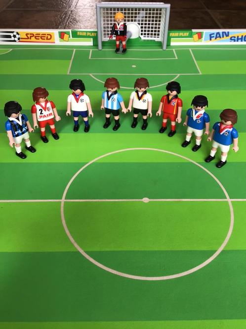 Playmobil voetbal, voetballers, Kinderen en Baby's, Speelgoed | Buiten | Los speelgoed, Zo goed als nieuw, Ophalen of Verzenden