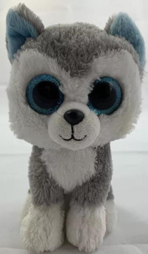 Ty Beanie Boos Slush Husky pluche knuffel velours 15 cm 2015, Kinderen en Baby's, Speelgoed | Knuffels en Pluche, Zo goed als nieuw
