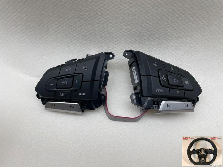 Vw T6.1 Caddy Stuur Knopjes 3G0959442M 3G0959442T 3G0959442F, Auto-onderdelen, Dashboard en Schakelaars, Volkswagen, Nieuw