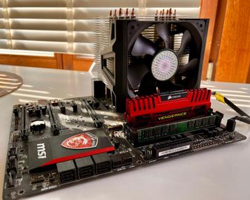 Ensemble carte mère - CPU - RAM - PC, Enlèvement ou Envoi, 3 à 4 Ghz, Utilisé, Gaming