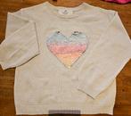Pull fille gris très clair en bon état Taille 4/6 ans H&M, Kinderen en Baby's, Kinderkleding | Maat 104, Ophalen, Gebruikt, Meisje
