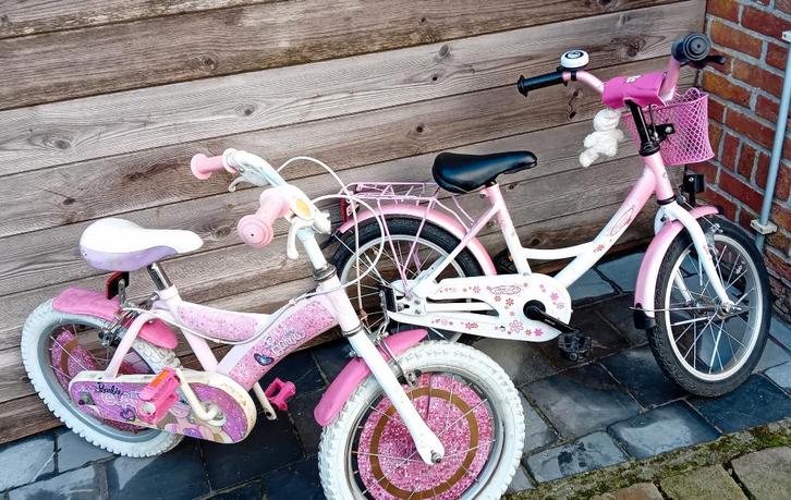 meisjesfiets 16", Fietsen en Brommers, Fietsen | Meisjes, Gebruikt, 16 inch, Ophalen