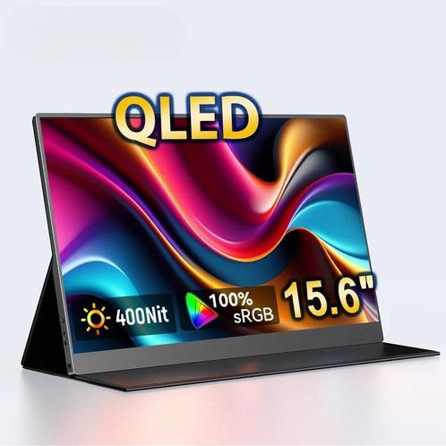 Monitor - 15.6 Inch & QLED FHD - Extern Scherm, Computers en Software, Android Tablets