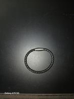 Bracelet cuir noir., Handtassen en Accessoires, Armbanden, Ophalen, Zo goed als nieuw, Zwart, Leer