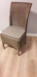 6 rieten eetkamer stoelen met bijhorende kussens, Huis en Inrichting, Stoelen, Ophalen, Zo goed als nieuw