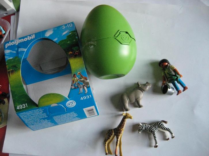 Playmobil dierenverzorger met dieren in ei, nog NIEUW !, Kinderen en Baby's, Speelgoed | Playmobil, Nieuw, Complete set, Ophalen of Verzenden