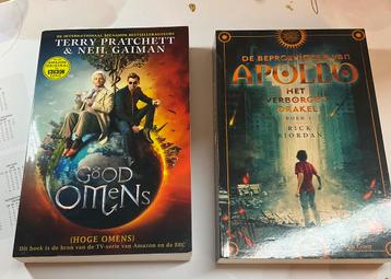 2 jeugdboeken Good Omens - Apollo beschikbaar voor biedingen