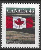 Canada 1992 - Yvert 1298 - Canadese vlag en de prairie (ZG), Timbres & Monnaies, Timbres | Amérique, Envoi, Non oblitéré