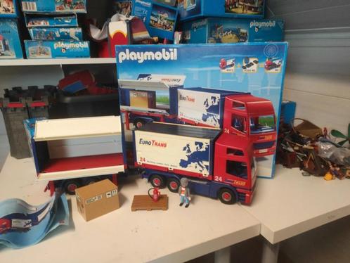 Playmobil 4323 vrachtwagen met aanhanger, Kinderen en Baby's, Speelgoed | Playmobil, Gebruikt, Complete set, Ophalen of Verzenden
