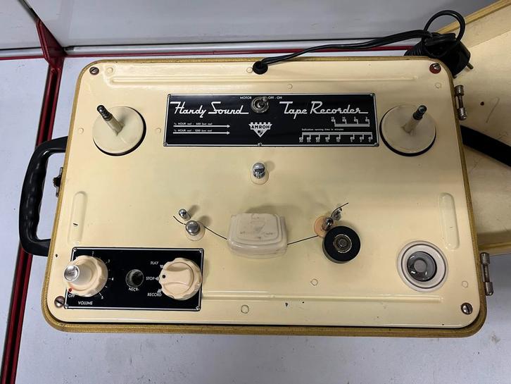 Amroh Handy Sound Vintage bandrecorder- jaren 50 - Zeldzaam, Audio, Tv en Foto, Bandrecorder, Bandrecorder, Ophalen
