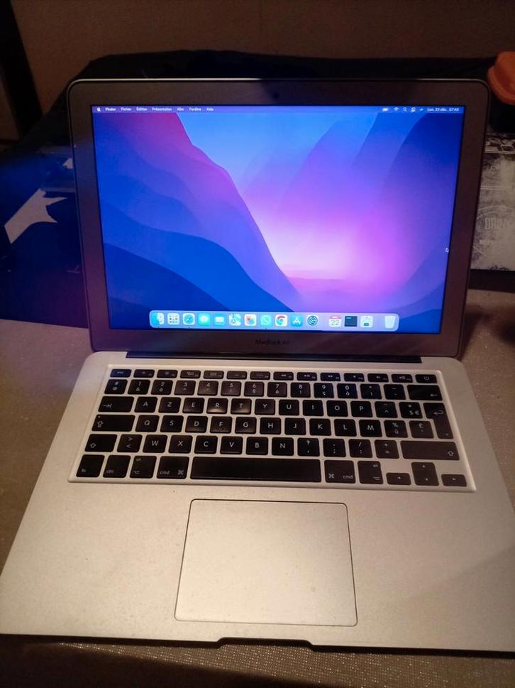 MacBook Air 13" (2015) - SSD 256 Go - 8 Go RAM  Parfait état, Computers en Software, Apple Macbooks, MacBook, 13 inch, Azerty
