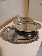 Verschillende serveerschotels (inox & glas), Verre, Enlèvement, Utilisé, Balance ou Balances