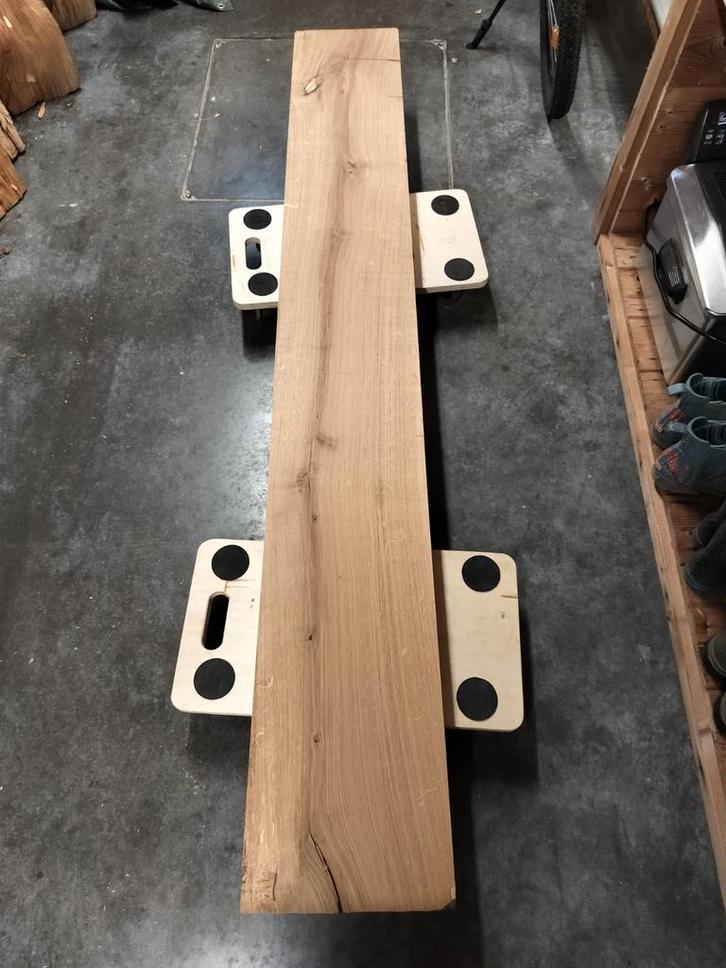 Houten eikenbalk (droog), Doe-het-zelf en Bouw, Hout en Planken, Nieuw, Balk, Eiken, Minder dan 200 cm, 50 mm of meer, Ophalen