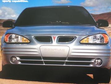 Brochure de la Pontiac Grand Am 2001 américaine