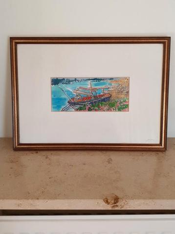 Marcel van den Driessche aquarel beschikbaar voor biedingen