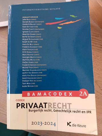 Privaatrecht bamacodex 2a beschikbaar voor biedingen