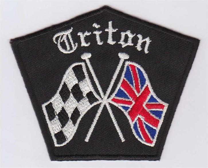 Triton stoffen opstrijk patch embleem #3, Motoren, Accessoires | Overige, Nieuw, Verzenden
