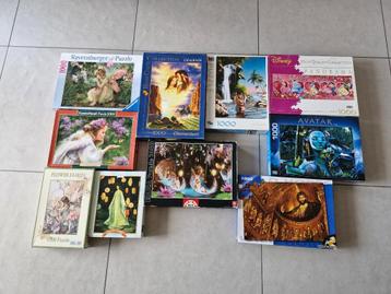 puzzels 1000st deel 2 - €3 per stuk beschikbaar voor biedingen