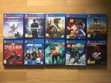 PS4 games  beschikbaar voor biedingen