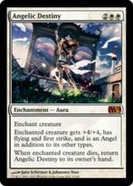 Angelic Destiny - M12 - MTG - NM, Hobby en Vrije tijd, Verzamelkaartspellen | Magic the Gathering, Ophalen of Verzenden