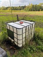 IBC vat 1000l regenton, Ophalen, Kunststof, Gebruikt, Met kraantje