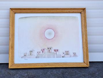 lithographie signe jean michel folon beschikbaar voor biedingen