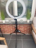 LED Ringlamp op statief – ideaal voor foto, video & make-up, Audio, Tv en Foto, Fotografie | Fotostudio en Toebehoren, Ophalen