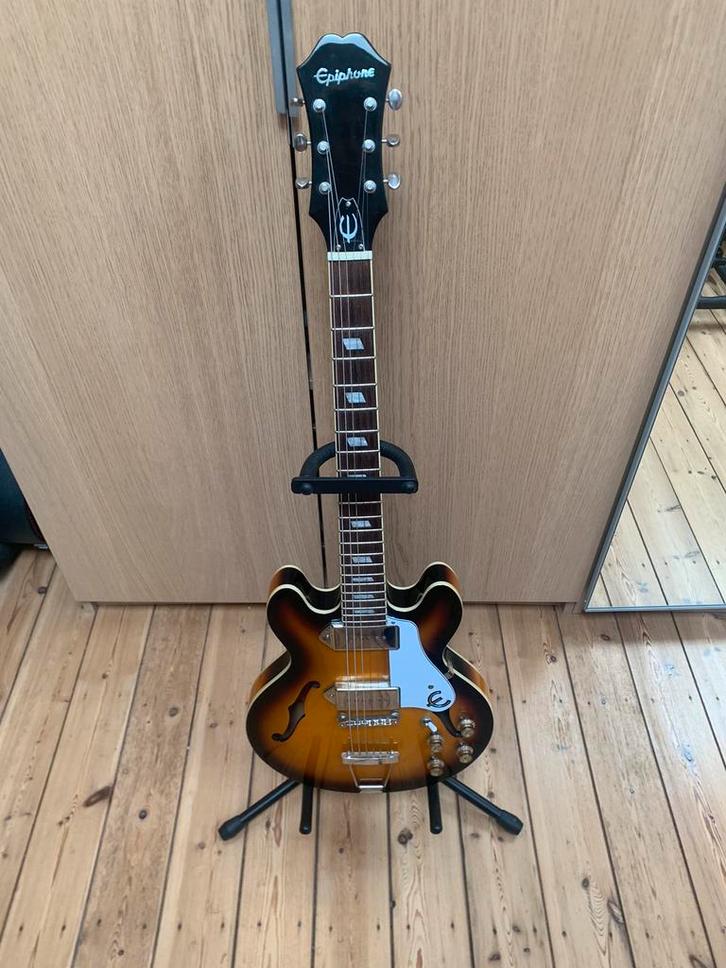 Epiphone Casino Coupe - Vintage Sunburst, Muziek en Instrumenten, Snaarinstrumenten | Gitaren | Elektrisch, Zo goed als nieuw